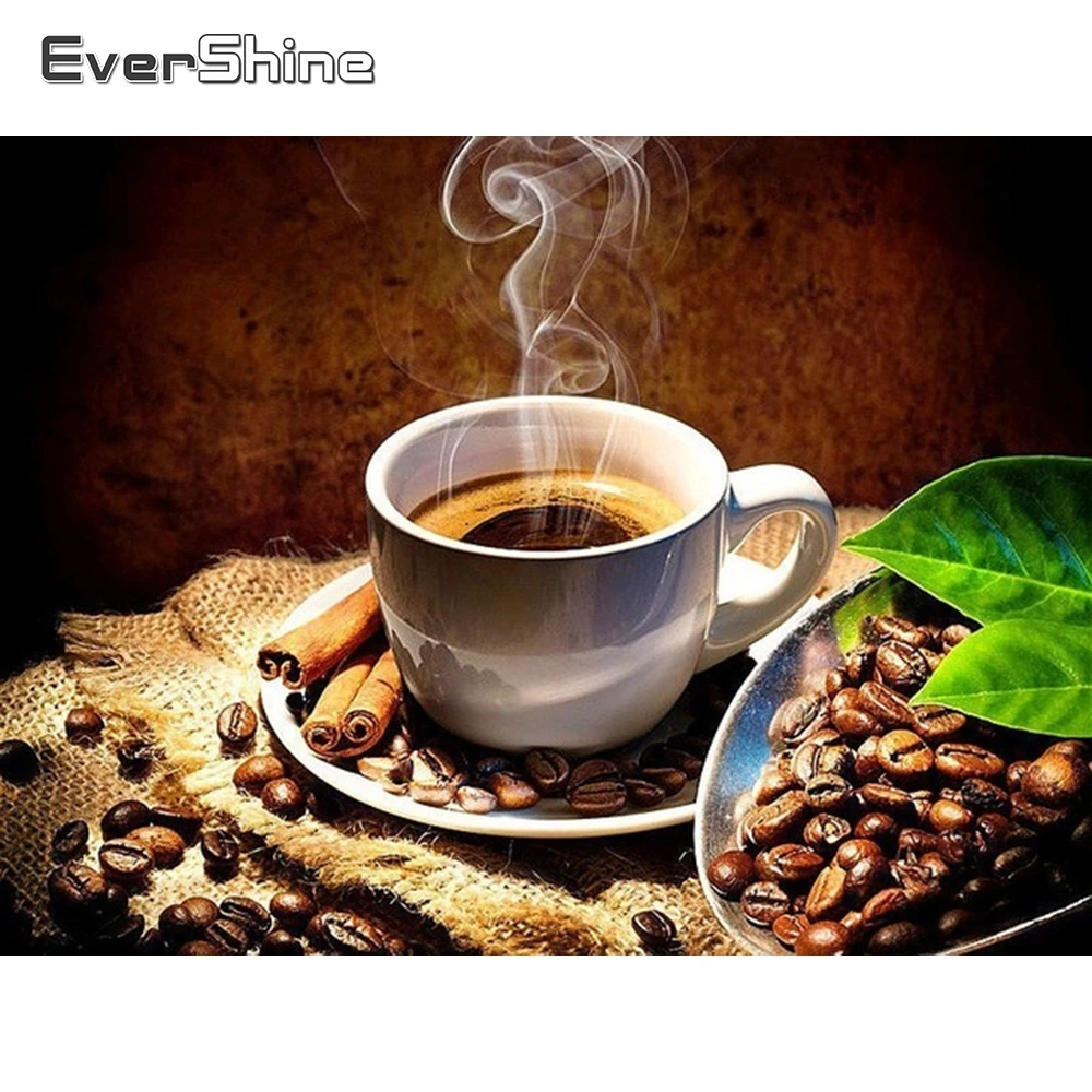 

Evershine алмазная вышивка кофе картина стразы алмазная мозаика распродажа вышивка крестиком рукоделие домашнего декора