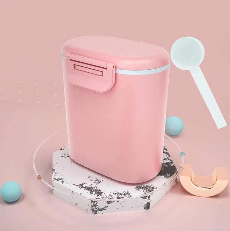 Pink Big Детская формула для хранения молока для младенцев, портативный дозатор для молочного порошка, контейнер для хранения еды, коробка для кормления детей, коробка для еды PP - Цвет: Pink Big