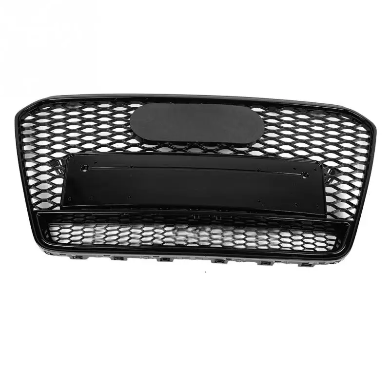 Для RS5 Quattro Style Front Sport Hex Mesh Honeycomb Hood Гриль черный для Audi A5/S5 B8.5 13 14 15 16|Гоночные