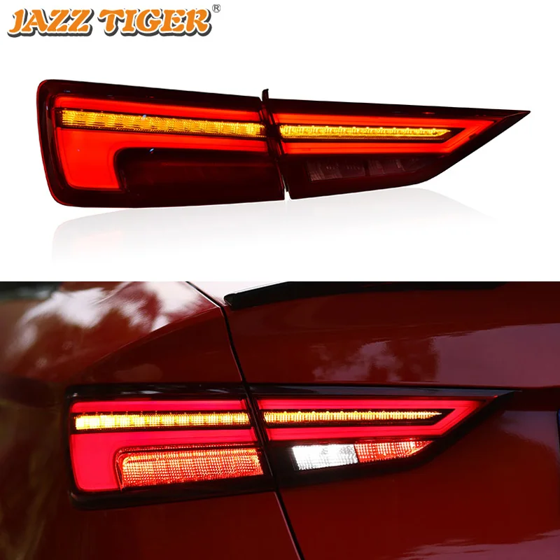 Car LED Tail Light Taillight For Audi A3 Limousine 2013 - 2018 2019 Rear Fog Lamp + Brake Reverse Dynamic Turn Signal | Автомобили и