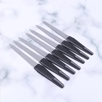 

15pcs Double-sided Nail Files Manicure Sanding Strip Files Professional Stainless Steel Manicure Tools for Home Nail Shop