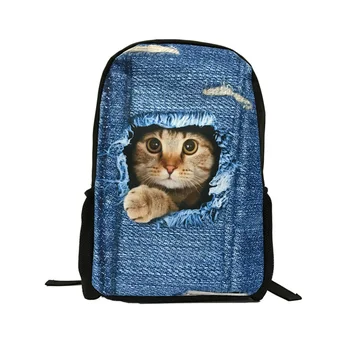 

Customzied Fashion Children Backpacks Cute Animal Cat Dog Printing Student Girls School Backpack Kids Bagpack Mochila Escolar