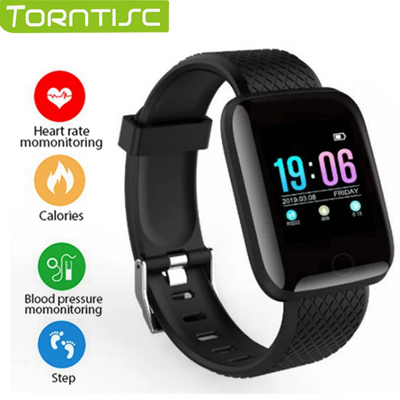 

Torntisc Smart Watch Men Women D13 Blood Pressure Oxygen Monitor Sedentary Reminder SmartWatch Fitness Tacker For Apple Android