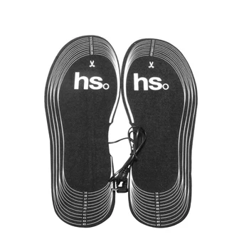 

1 Pair Pad Carbon Fiber Winter Battery Powered Boot Shoes Anti-shock Foot Warmer Camping Electric Heated Insole Outdoor Hiking