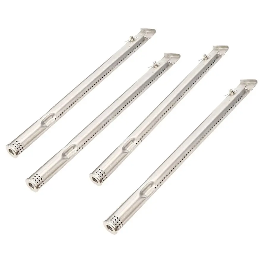 Tubo Quemador Acero Inoxidable Para Parrilla Viking VGBQ Serie T - 3 Unidades + Soportes - 22 X 6.1 Pulgadas