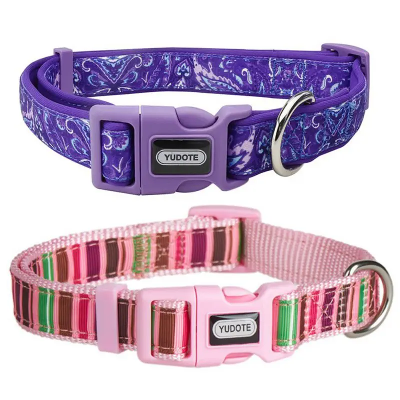 Dog Collar Personalized Nylon Pet Dog Collar Adjustable for Small Medium Large Dogs Pitbull Bulldog Beagle Correa Perro 1