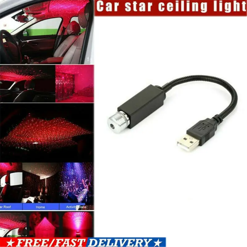 Подключи и играй-автомобильный и домашний потолочный романтический USB ночной Светильник для вечерние рождественские