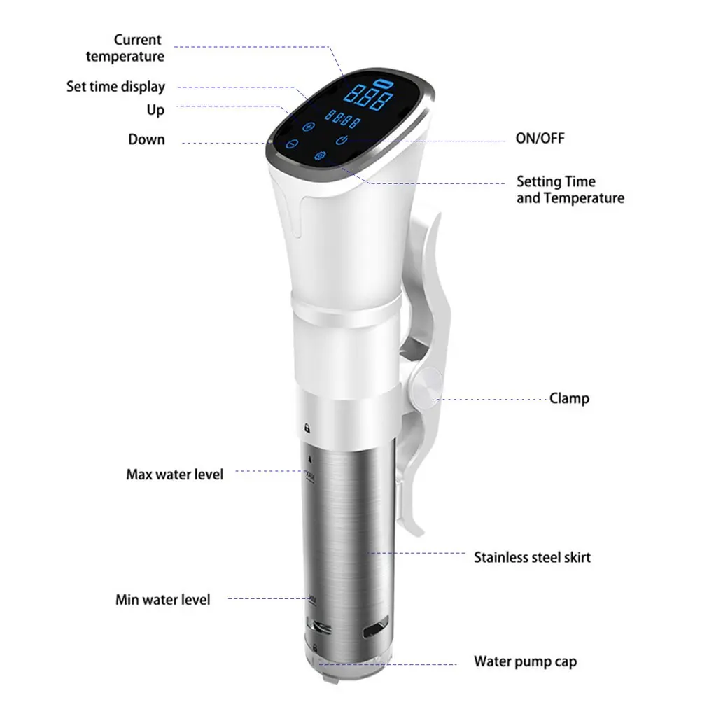 

Low-temperature Vacuum Finely Slow Cooking Steak Machine Sous Vide Machine Precision Cooker Powerful Immersion Circulator