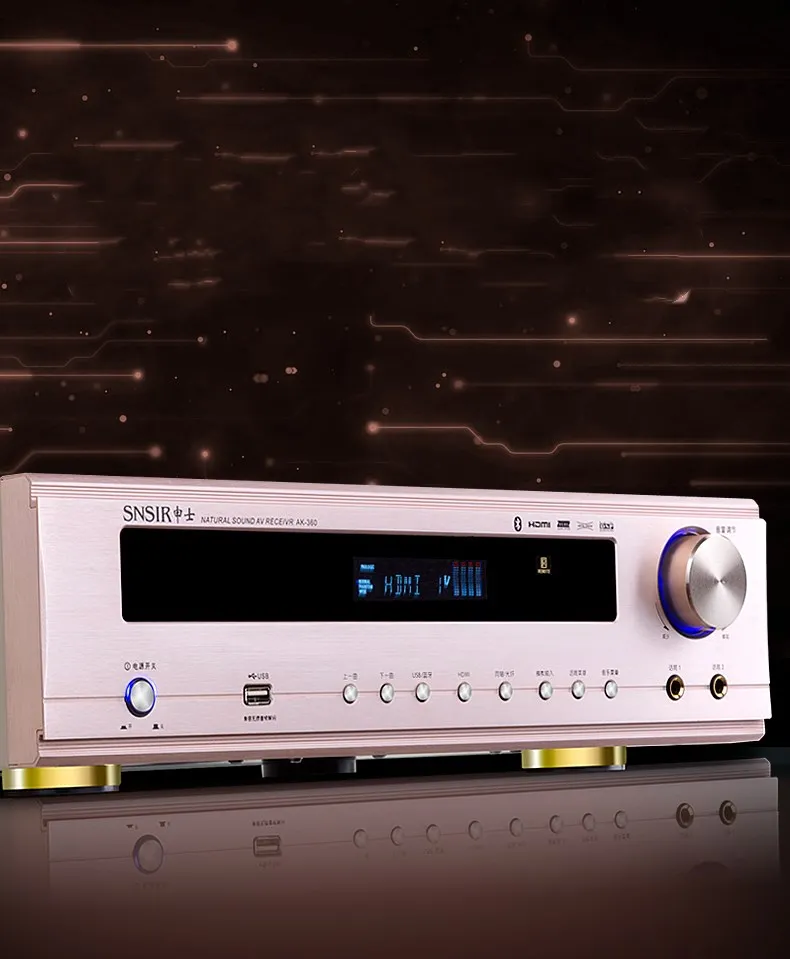 Усилитель для домашнего кинотеатра SNSIR 2021 Вт 850/AK-370/360/5 1 Bluetooth усилитель высокой