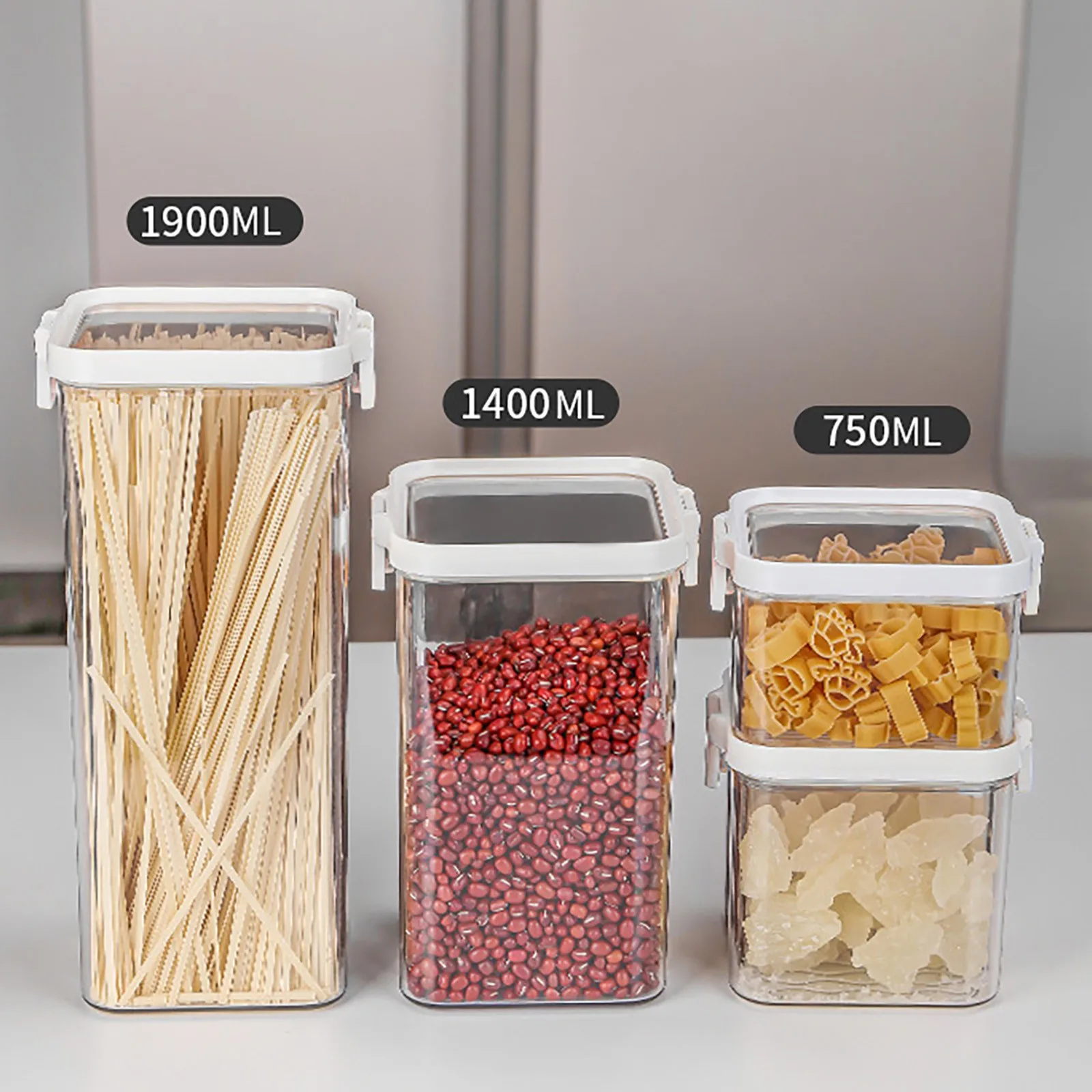 Герметичные банки для цельного зерна хранения закусок сушеных фруктов