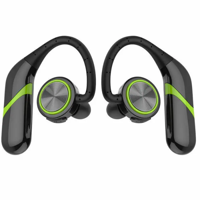Новинка TWS, беспроводная гарнитура, наушники, Bluetooth 5,0, наушники с крючком, большая мощность, емкость для спорта, бизнеса, путешествий