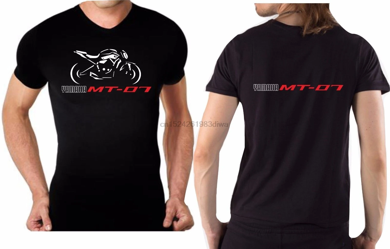2019 nueva camiseta Casual de hombre de moda para motos MT 07 MT07 camiseta (2)|Camisetas| - AliExpress