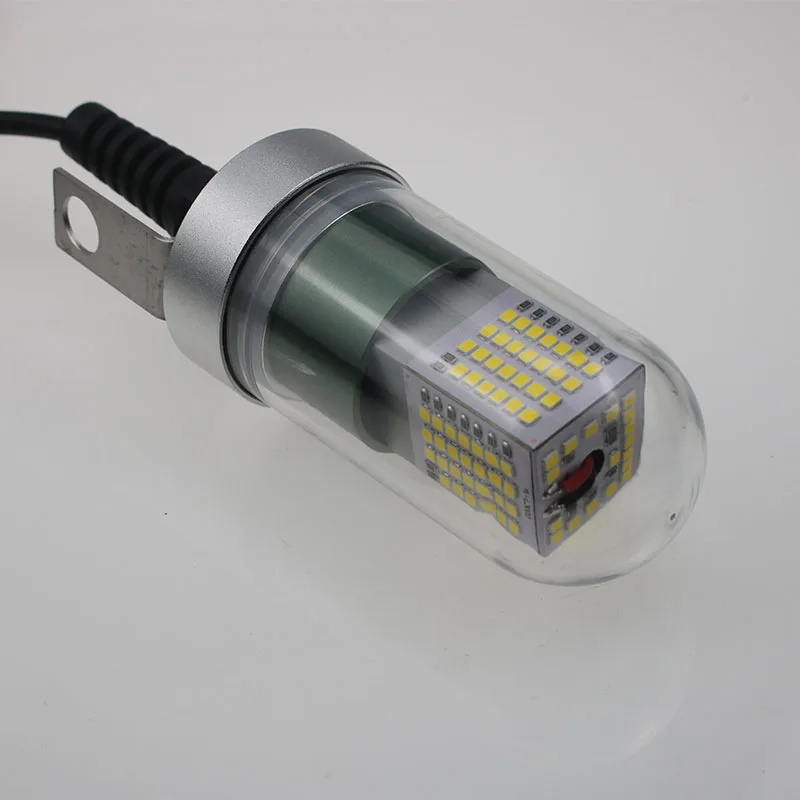 Barco de Pesca Atrativos com Bateria Luz de Pesca Lumens Isca Finder Noite Submersível Gota Profunda Subaquática 12v 60w 6000 4 luz de pesca atrativos com bateria
