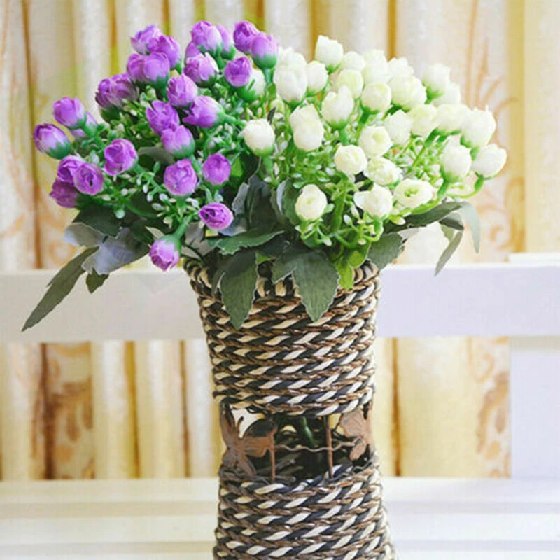Small Bud Roses Artificial Silk Flowers Very Decorative Flowers 