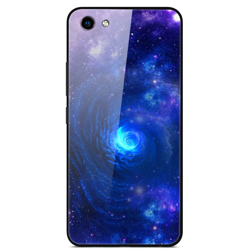 42 6,3 ''для Xiaomi Redmi Note 7 Чехол стеклянная задняя Жесткая крышка для Xiaomi Redmi Note 7 Чехол Note7 Мягкий ТПУ чехол закаленная Мода звезда - Цвет: 42