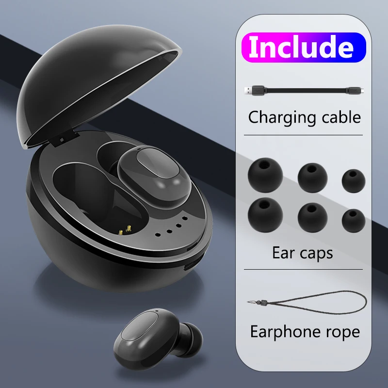 Bluetooth V5 0 Earphone Wireless Earphones Stereo Sport Wireless Earbuds Headset For iPhone Xiaomi With Charging Box