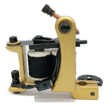 Машина для татуировки с катушкой, профессиональное качество, машина для татуировки из сплава, 10 медных катушек, шейдерный пистолет, работает стабильно, подходит для начинающих