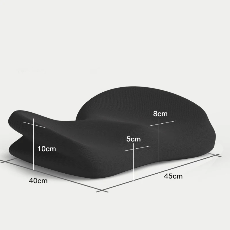 Черный Подушка для копчика Space Memory Foam повышающая дисперсность анти-пролежневое Бедро давление защита каудальных позвонков «дышащая» подушка - Цвет: Черный