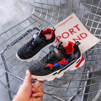 

children mesh kids shoes sneakers spiderman mesh girls boys tenis infantil rubber sport sneakers baby todder running kids shoes