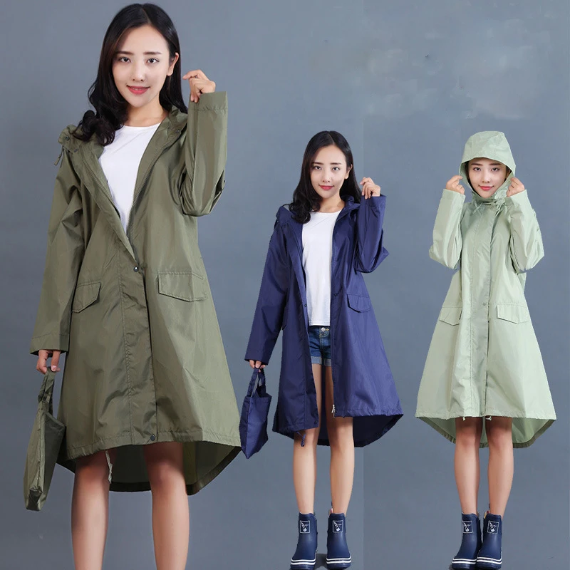 Popular Japan And South Korea Frau Jacke Fashion Raincoat Breathable