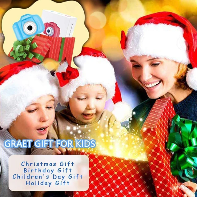 Children Kids Camera Portable Selfie Digital Video Recorder with 32GB Memory Card Toy for Girls Boys Xmas Birthday Gifts 3