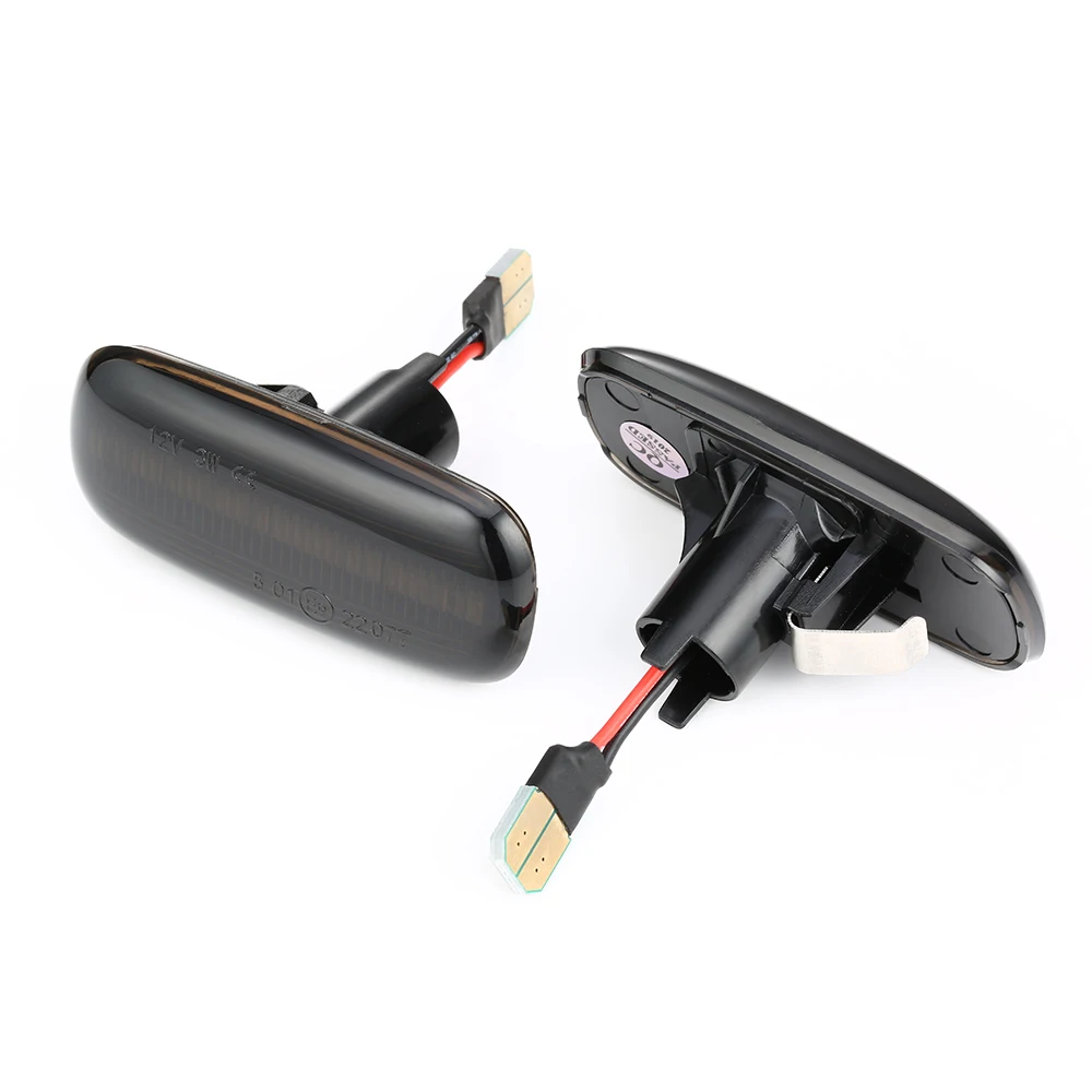 2 шт. струящийся автомобильный боковой габаритный светильник мигалка Янтарный