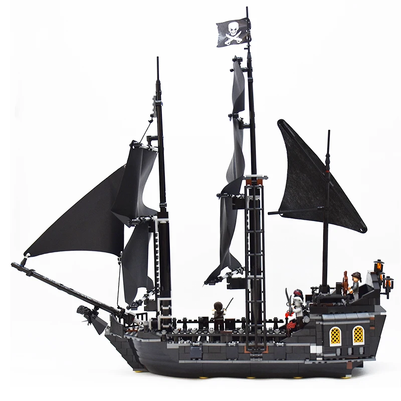 Die Black Pearl Schiff Piraten der Karibik Modell Bausteine Set 804 Stück DE--O 
