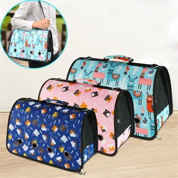 

Cat Carrier Bag Portable Pet Outdoor Breathable Shoulder Handbag Dog Collapsible Mesh Folding Cage Puppy Travel Kitten Backpack