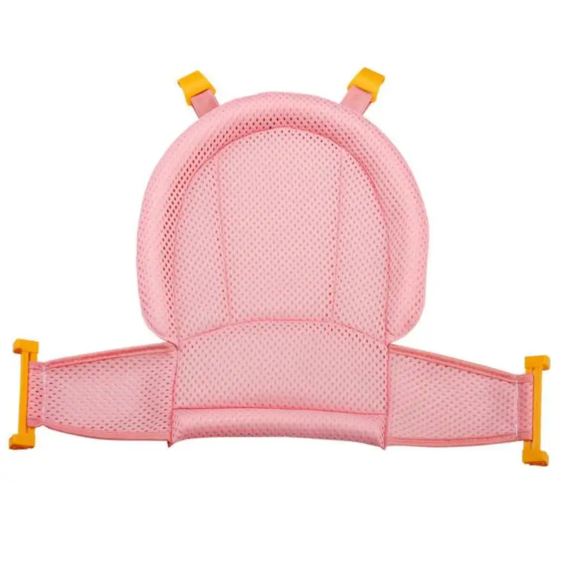 Подушка для ванны сиденье для ванны регулируемый цветок ультра мягкий короткий плюшевый складной детский Коврик для ванны уход за ребенком 80 см - Цвет: Pink A