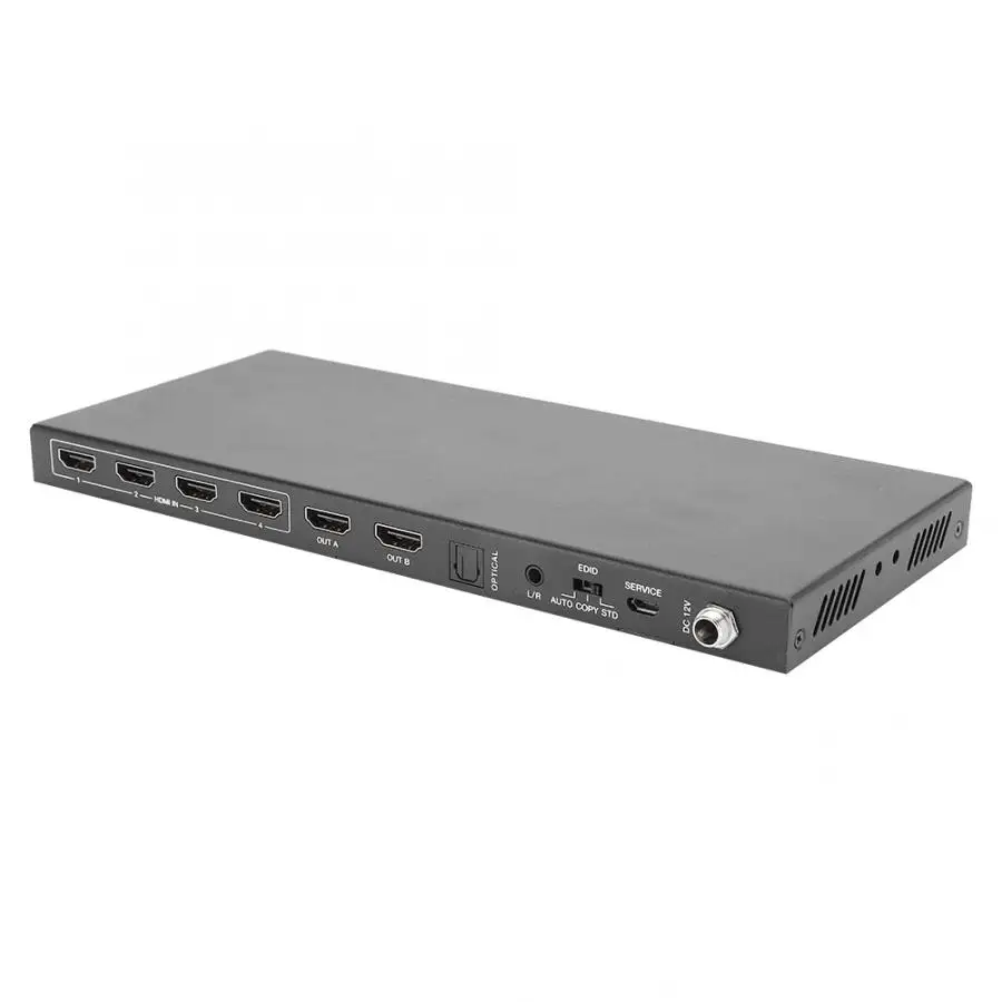 4X2 4K HD 1080P HDMI матрица видео аудио переключатель сплиттер дистанционный