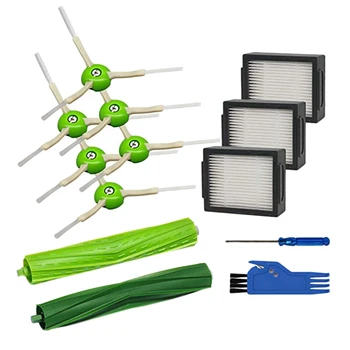 

13Pcs/Set Replacement Parts For Irobot Roomba I7 I7+/I7 Plus E5 E6 Vacuum Cleaner Accessories Pack Of 1 Set Of Multi-Surface Rub