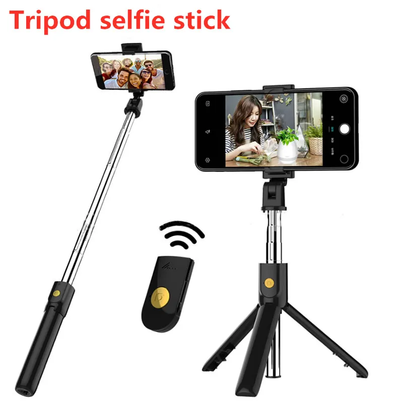 

Foldable mini Tripod Bluetooth Selfie stick With Wireless Shutter Extendable Monopod Universal For iPhone IOS Android