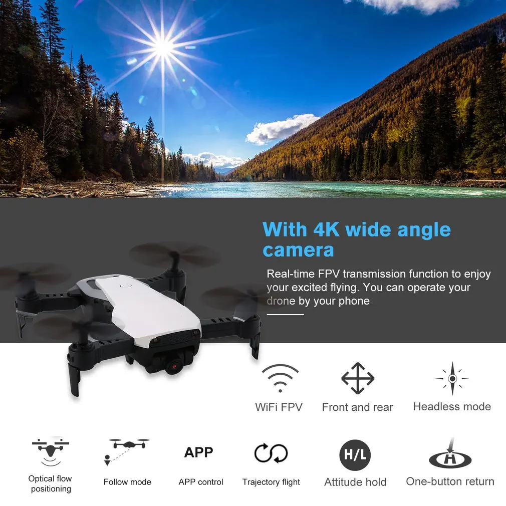 Дрон X12S с камерой 1080P HD 4 оси оптического потока WiFi FPV Дрон RC самолет удержание высоты RC вертолет+ 3,7 V 1000mAh