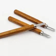 12 шт./компл. деревянная ручка Деревообрабатывающие инструменты деревянный набор инструментов для резьбы резец ручной инструмент набор JS22