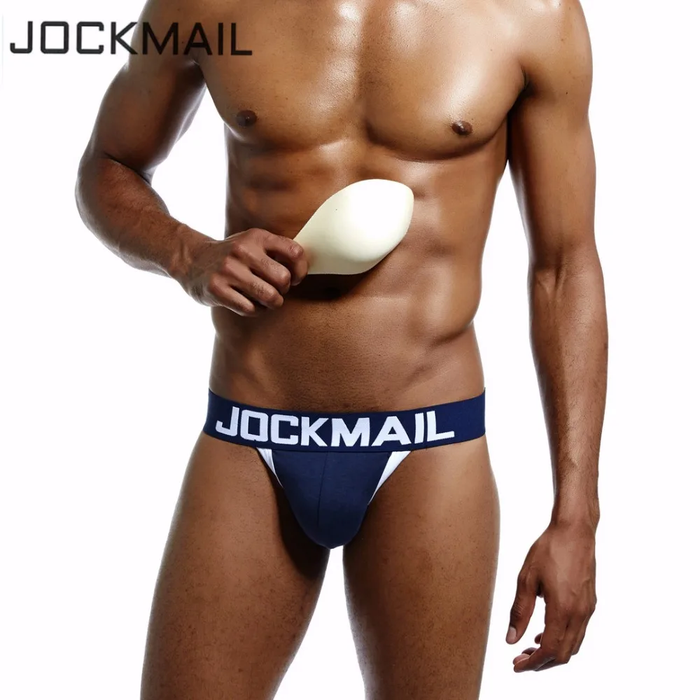 JOCKMAIL увеличение Мужской Бандаж с пуш ап чашкой сексуальное усиление выпуклости