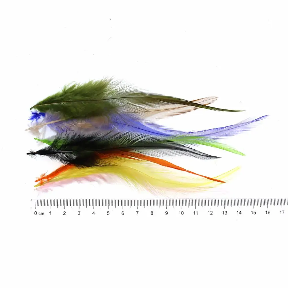 Wifreo 50 шт. седло для петуха вязание мушек перья Schlappen форели лосося Steelhead Bass Saltwater