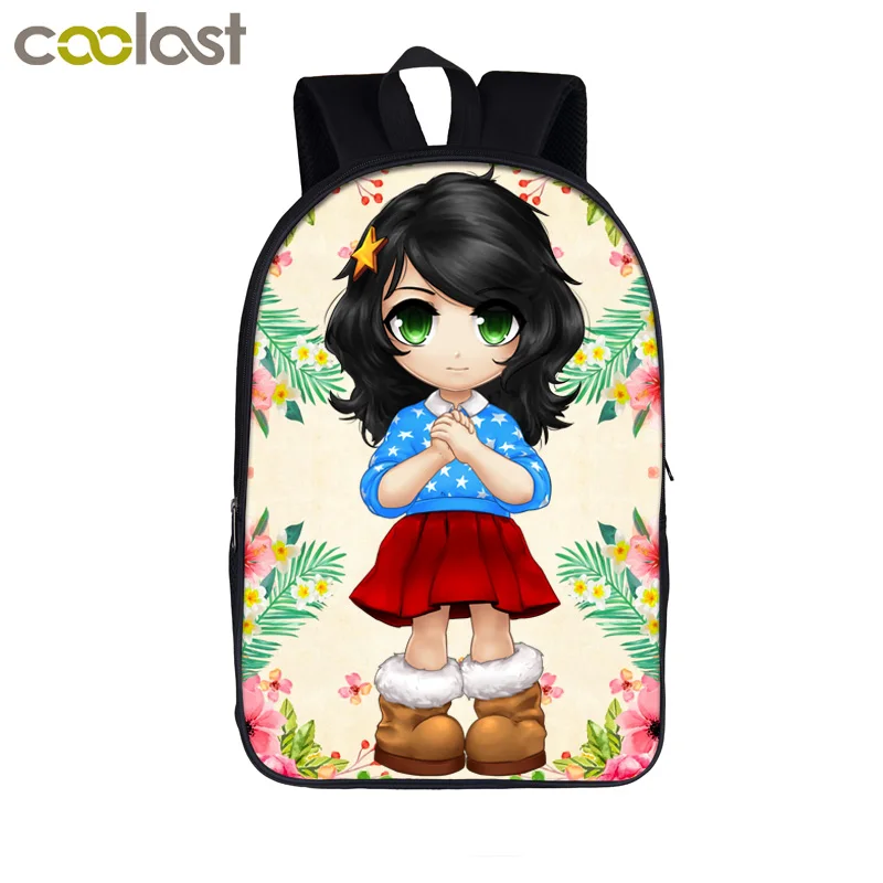 Милый мультяшный рюкзак для девочек подростков школьные ранцы Женский