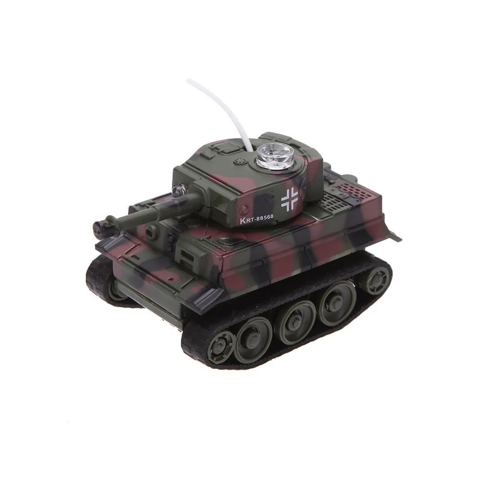 Мини 4CH Радио RC VS танк пульт дистанционного управления Карманный грузовик R/C игрушки револьверный вращающийся Stryker светодиодный светильник детский военный Быстрый бег - Цвет: army red