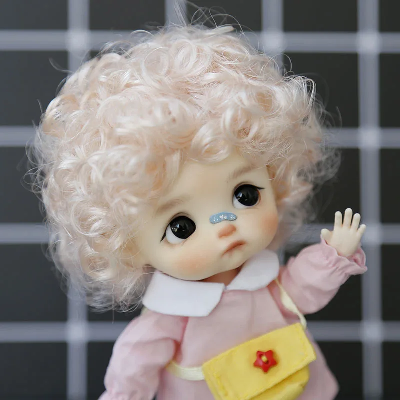 Bjd Wig SD doll wig high temperature fiber BJD ob11 short hair wig 1/8 doll wig headgear toy wigs doll wigs doll accessories