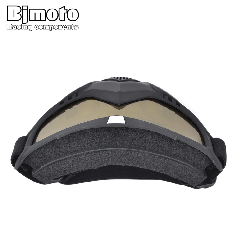 BJMOTO мотоцикл очки с маска-шлем для лица солнцезащитные очки Лыжный велосипед очки для мотокросса мотоцикл модульная съемная маска очки
