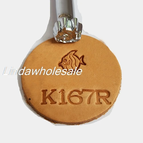 Японская печать симвоов инструменты K167R/K167L, печать для кожи, металлические инструменты