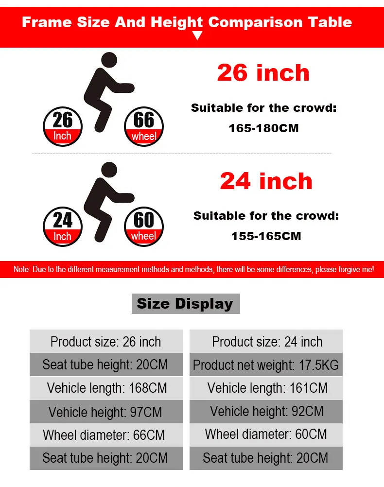 Best Mountain Bike 24/26 Inch 21/24/27/30 Speed Variable Speed Double Shock Off-road Racing Student Adult 5