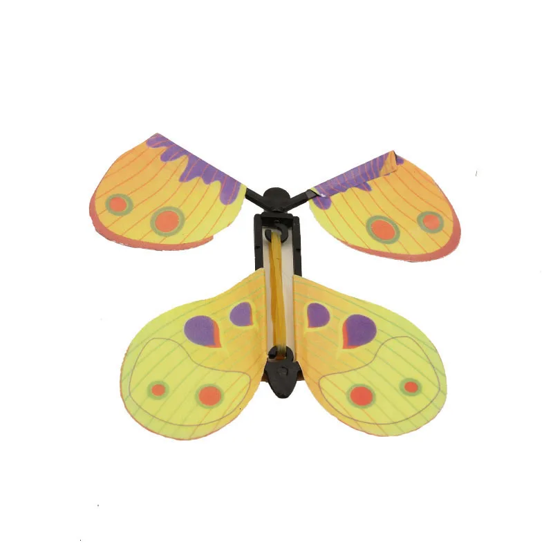 1pc Magical flying butterfly simulation children's creative toys puzzle fun whole decompression magic props trick creative gift