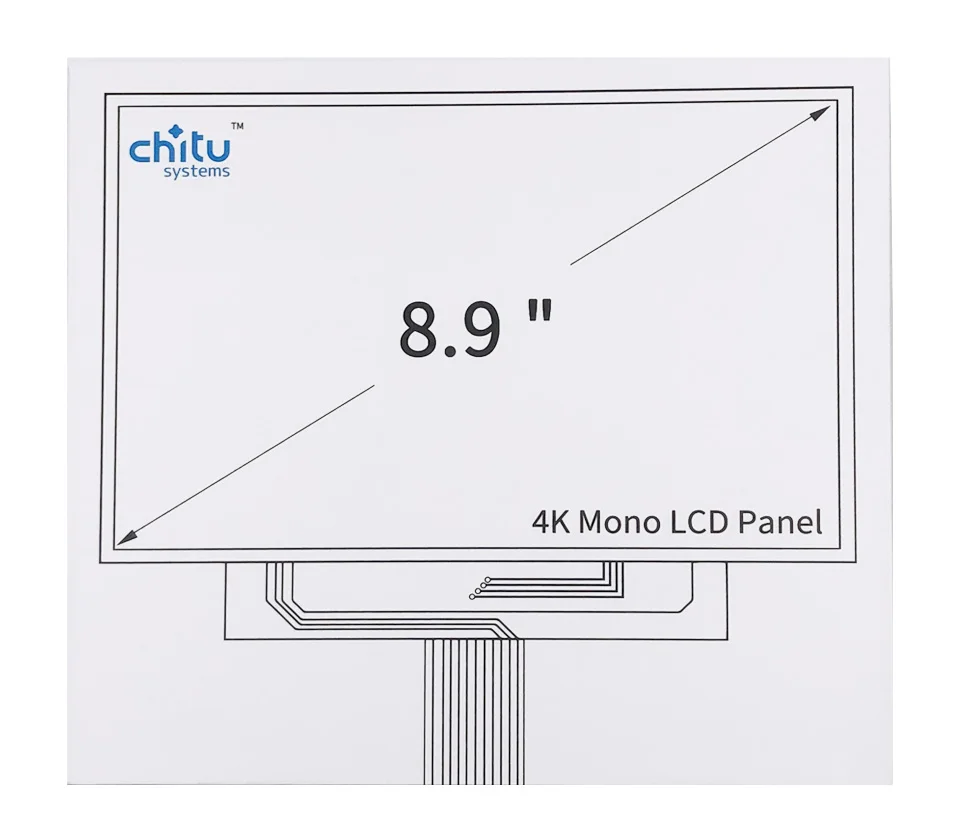 PJ089Y2V5 Anycubic Photon MONO X  8.9 inch 4K MONO LCD screen 3840*2400 Monochrome LCD