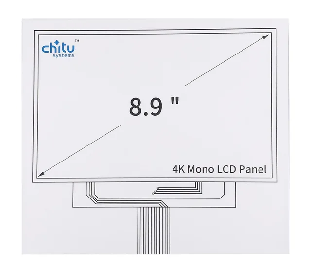 Anycubic-pantalla LCD monocromática PJ089Y2V5 Photon MONO X de 8,9 pulgadas, 4K, 3840X2400 4