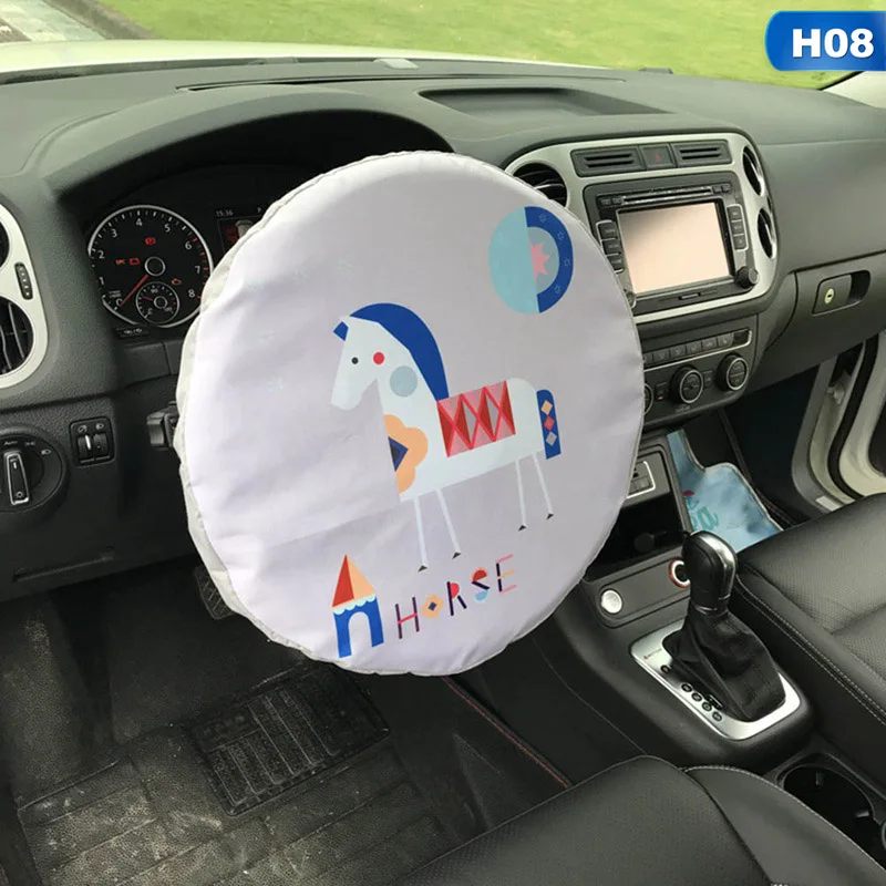 Анти горячий тепловой защиты автомобиля солнцезащитный авто часть руля крышка Солнцезащитный козырек тепла 38 см Диаметр