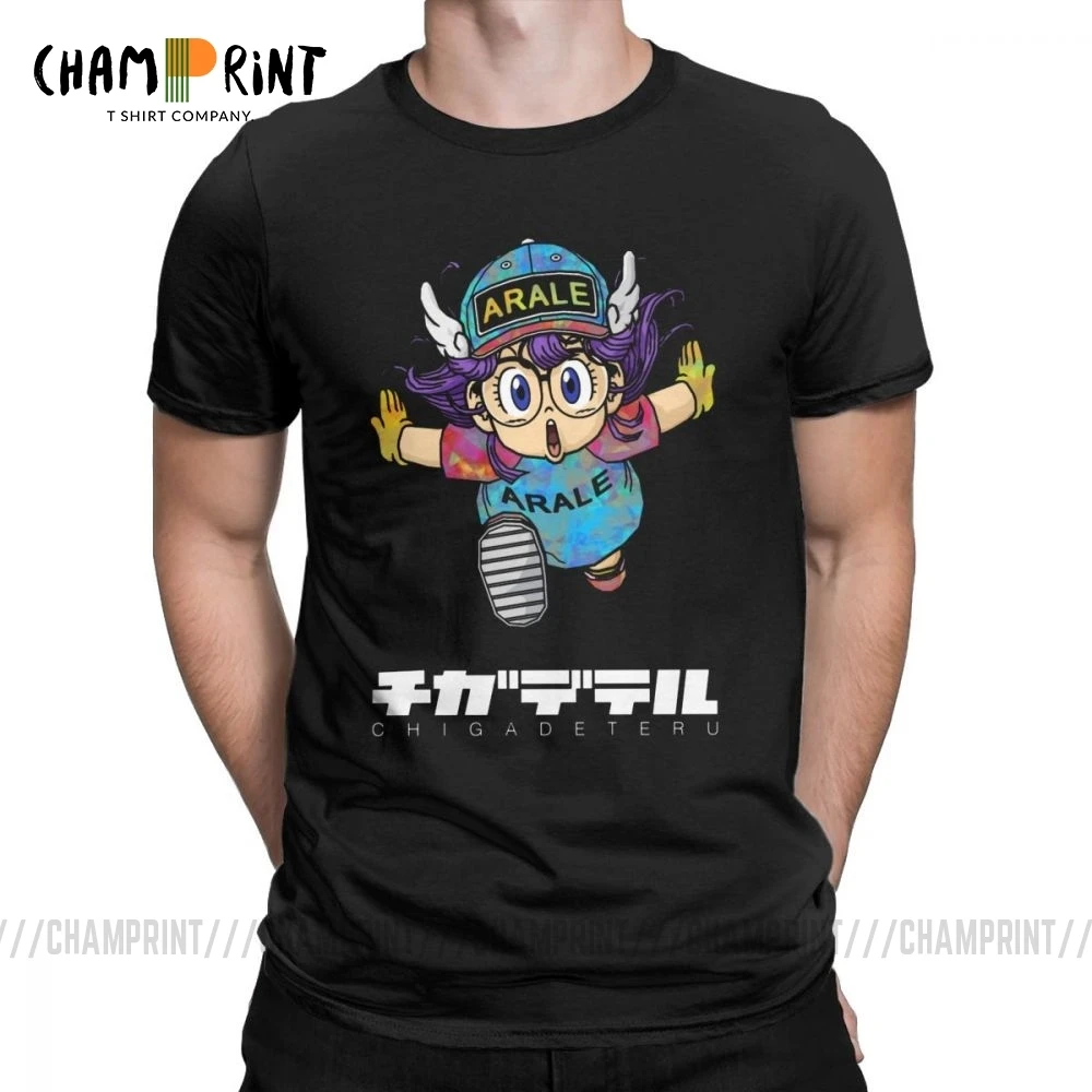 Dr. Slump винтажные футболки для мужчин Arale foil Топы с коротким рукавом Новые arrival