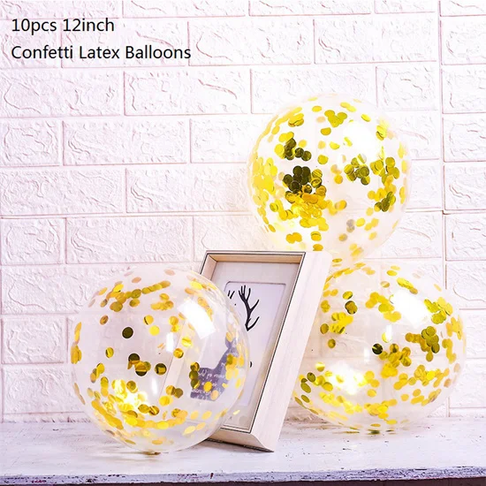 balloons 2 Liviorap 5 шт. 14 дюймов золото серебро бумага кисточкой Свадебные украшения в деревенском стиле принадлежности для дня рождения Декор Детская гирлянда для душа - Цвет: balloons 2