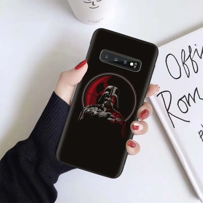 Чехол Star Wars для samsung Galaxy S10+ Plus Lite Note 10 9 8 S9 S8 J4 J6+ Plus S7 S6 черный чехол для телефона