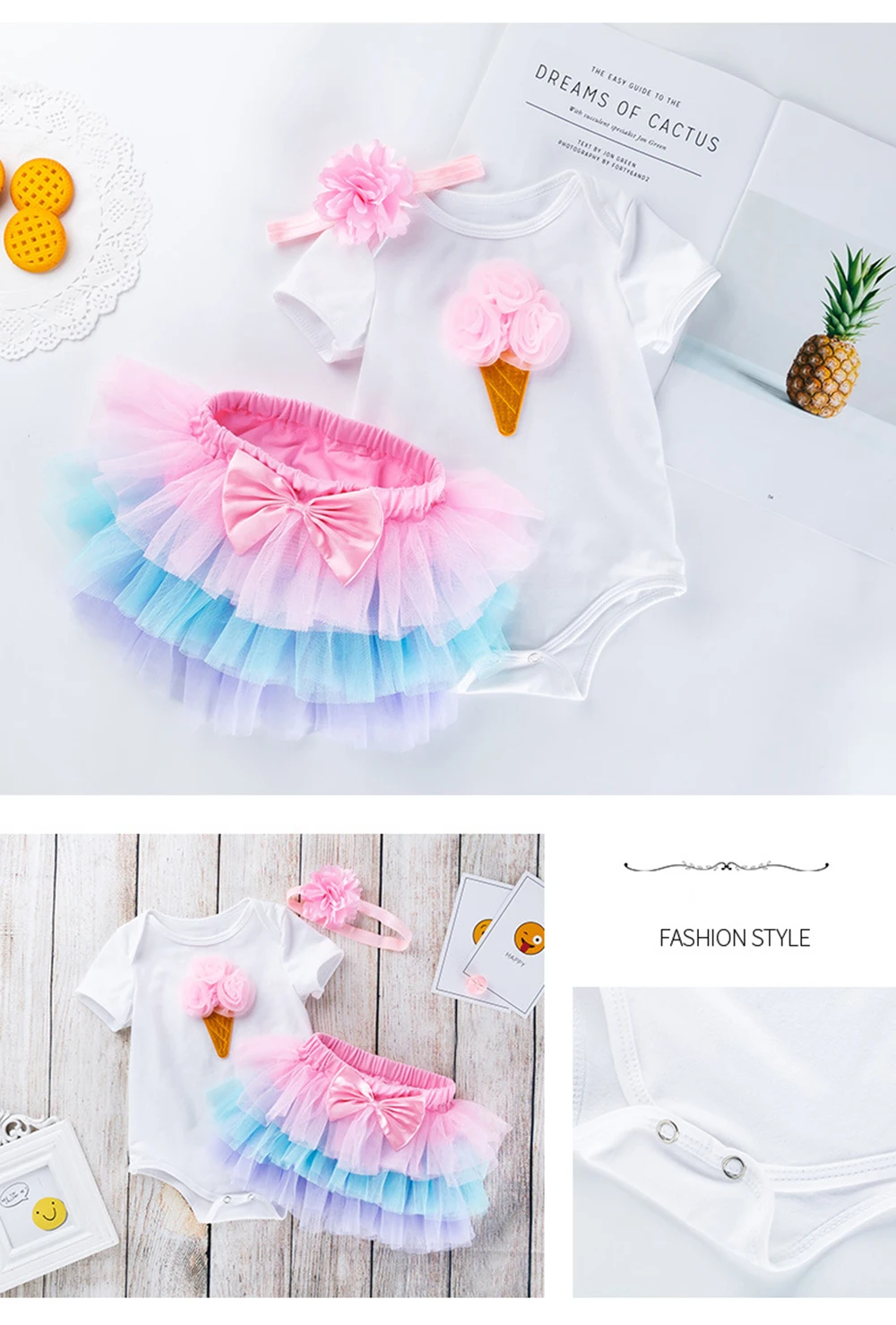 Girls First Birthday Pink Princess Dress Infant Tutu Brand Clothing Bebe Romper Set baby Dress Summer Newborn Baby Girl Clothes